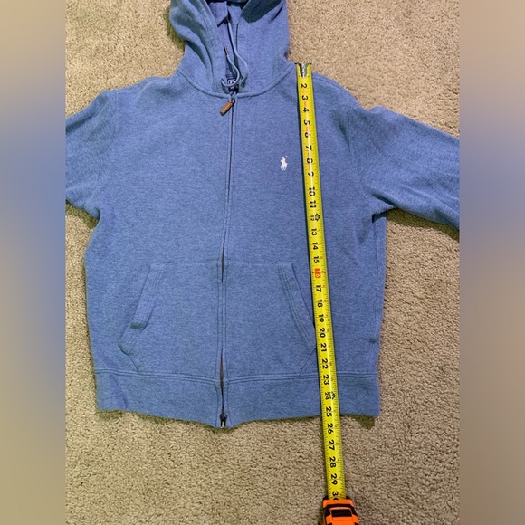 Ralph Lauren Polo Zip Sweater W/ Hood. Medium - Picture 2 of 6